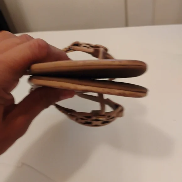 Tory Burch Brown Leather Miller Sandals - Picture 10 of 16